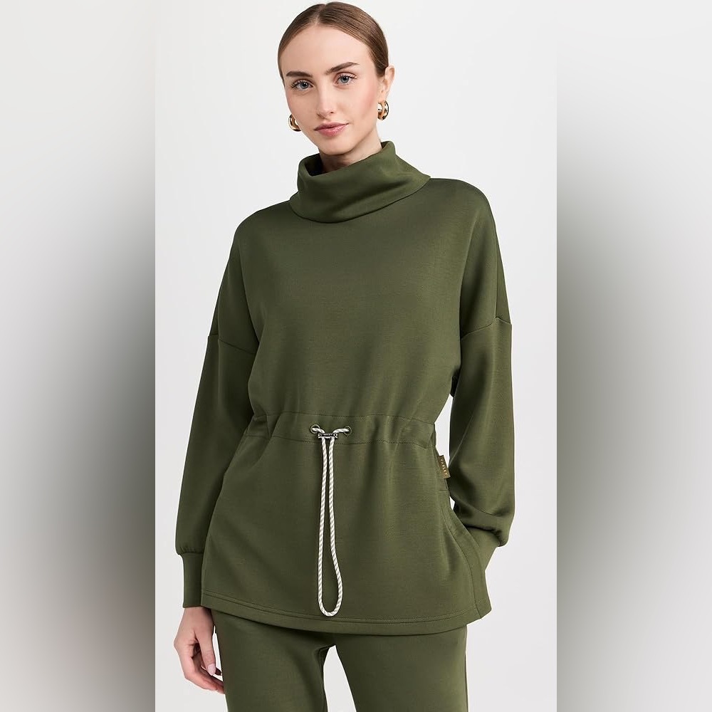 Varley Freya Sweatshirt in Olive